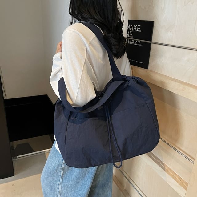 Textile Plain Shoulder Bag