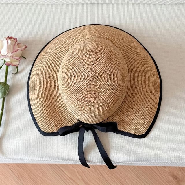 Tone Cloche Straw Hat Two