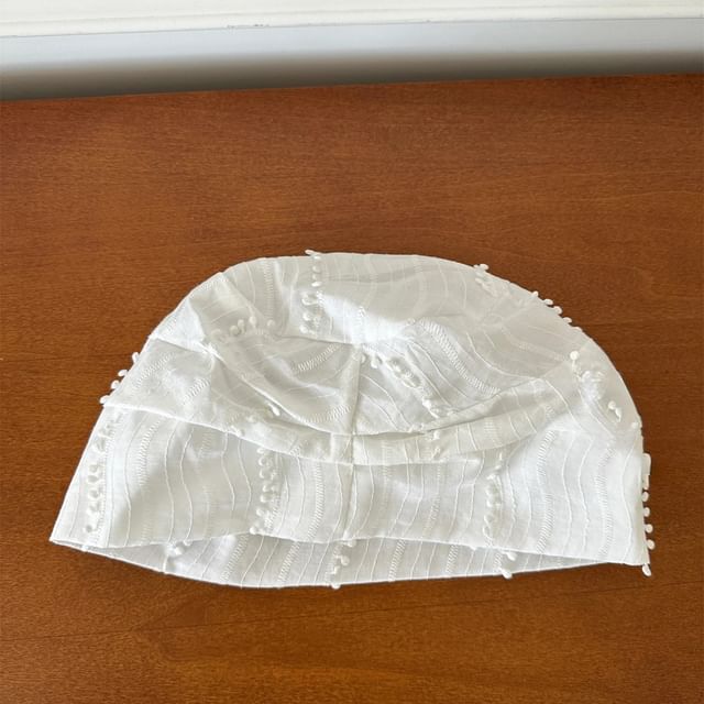 Lace Slouch Beanie