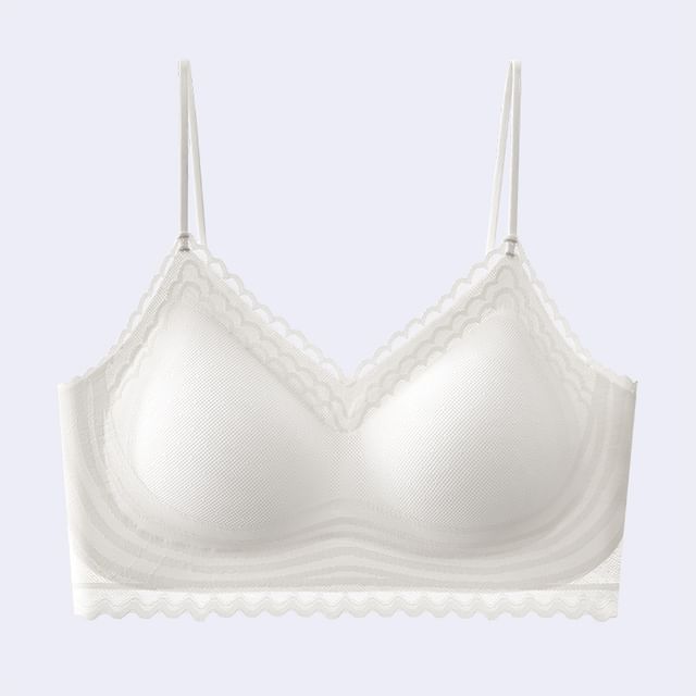 Lace Trim Bra Top