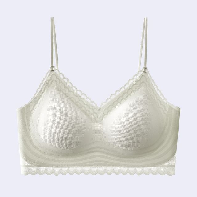 Lace Trim Bra Top
