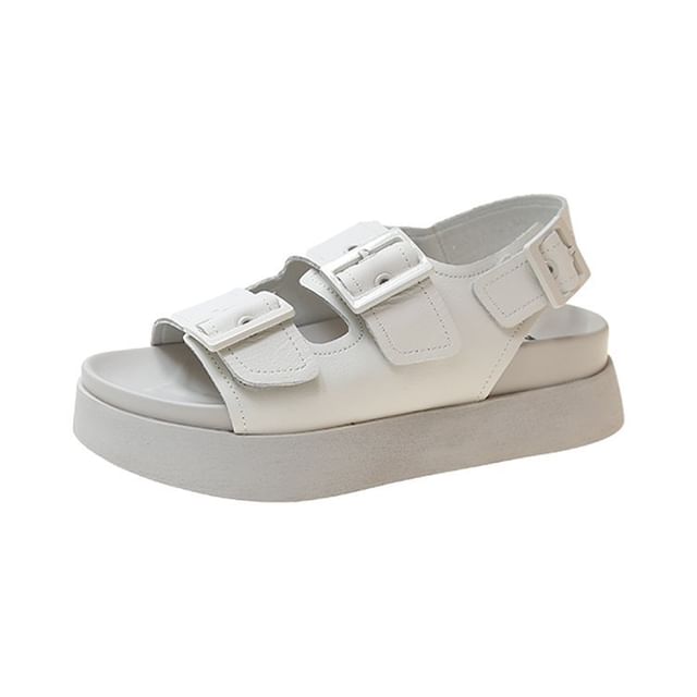 Platform Sandals Buckled