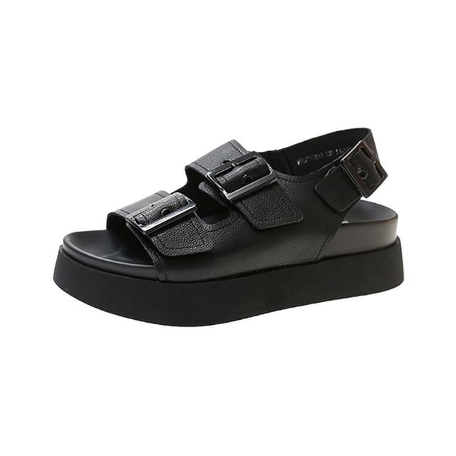 Platform Sandals Buckled