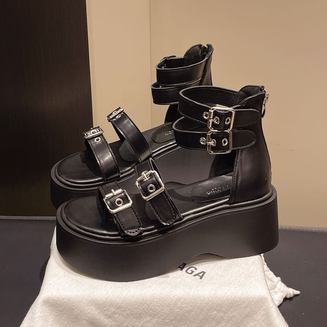 Platform Wedge Heel Sandals