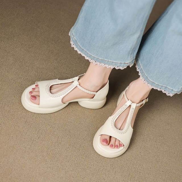 Platform Cutout Sandals