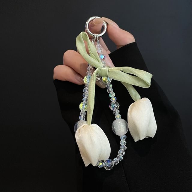 Phone Pad Flower with Lanyard