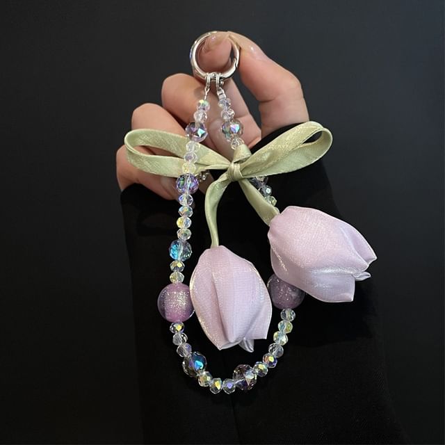 Phone Pad Flower with Lanyard