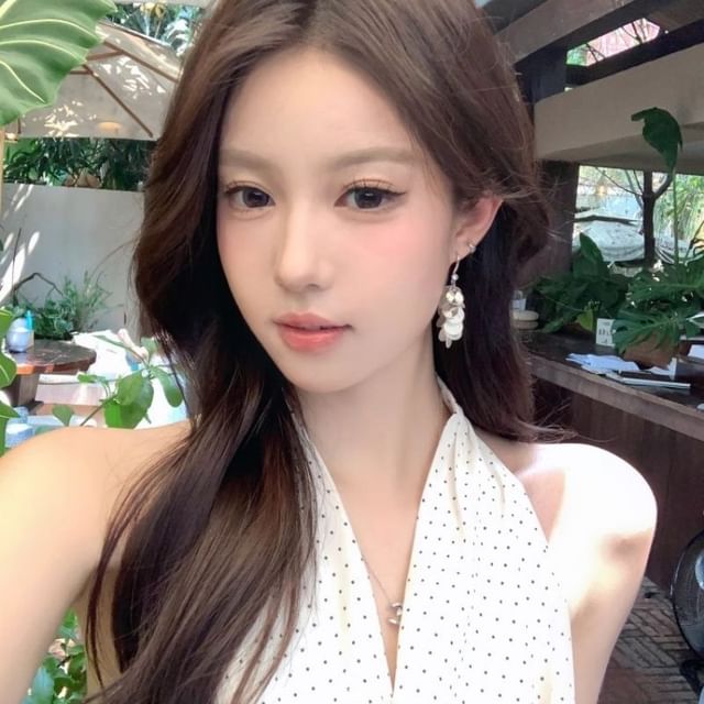 Dangle Disc Shell Earring Hook