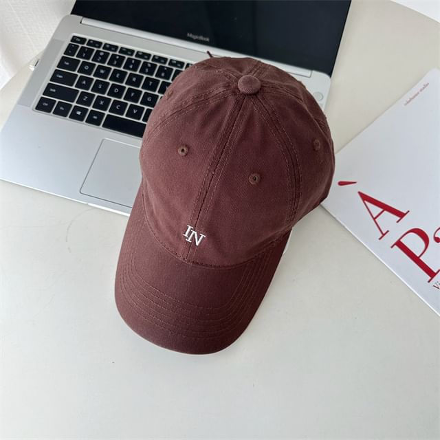 Cap Baseball Lettering Embroidered