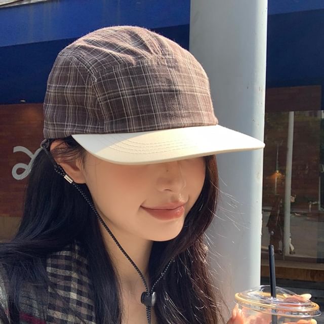 Baseball Cap Plaid
