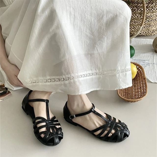 Plain Strappy Sandals