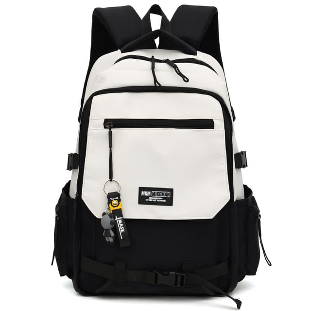 Flap Charm Lettering Bag Backpack / Set