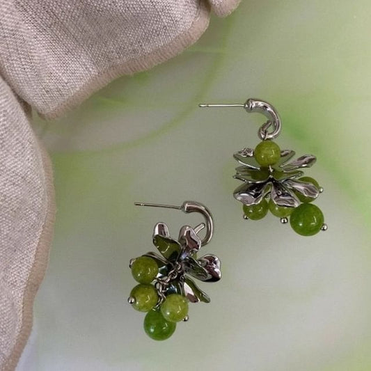 Grape Drop Earring