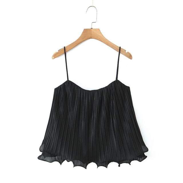 Plain Cami Top / High-Waisted Maxi Skirt
