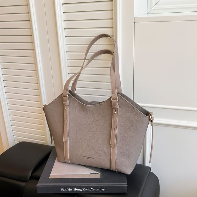 Leather Bag Faux Tote