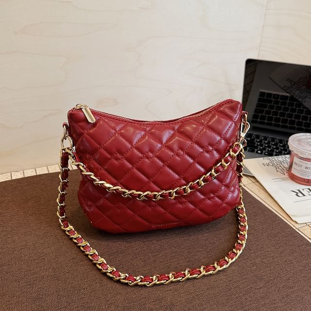 Quilted Chain Bag Crossbody