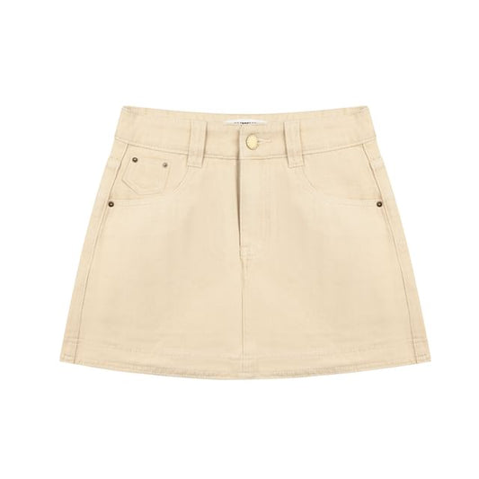 Denim Mini A-Line Skirt - High Rise