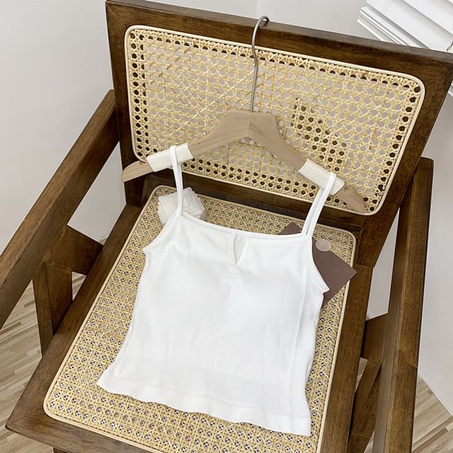Cropped Sleeveless Camisole Top