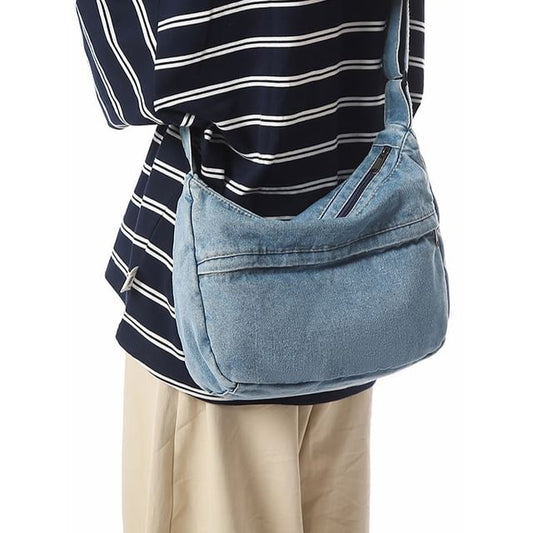 Denim Crossbody Bag