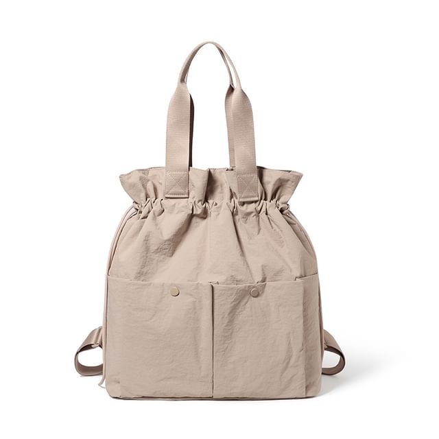 Plain Drawstring Backpack