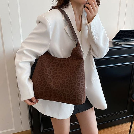 Leopard Patterned Shoulder Bag