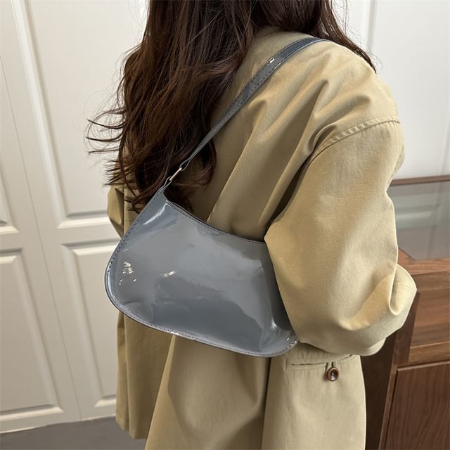 Patent Leather Shoulder Bag
