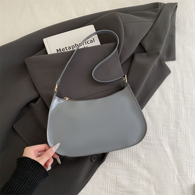 Patent Leather Shoulder Bag