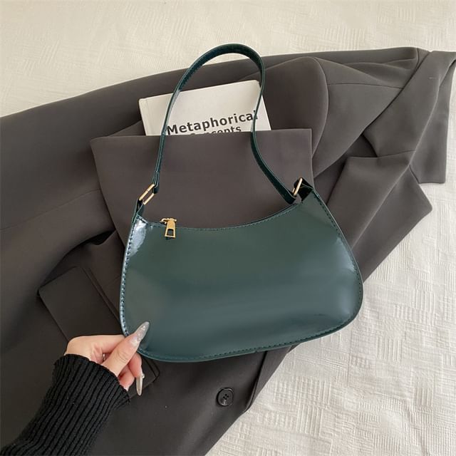 Patent Leather Shoulder Bag