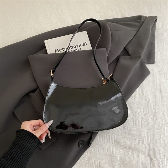 Patent Leather Shoulder Bag