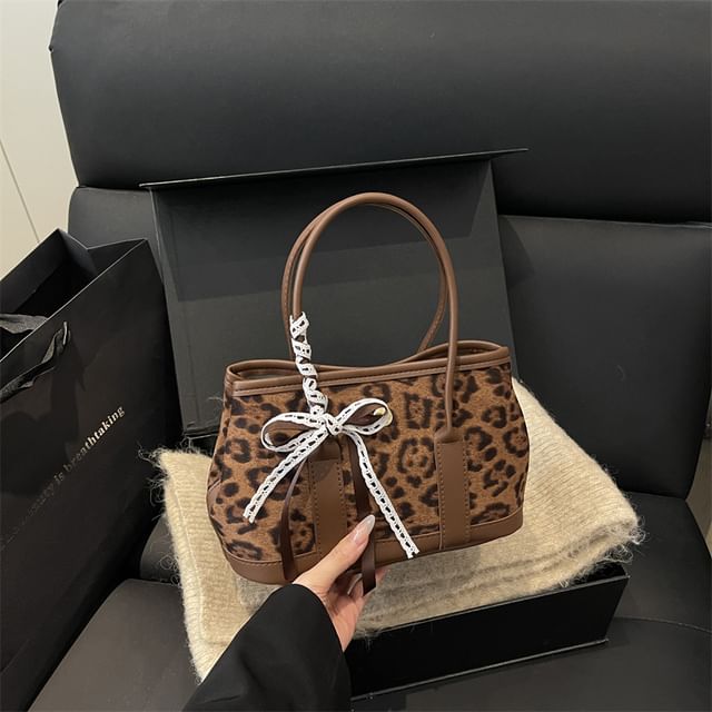 Faux Suede Snap Buttoned Shoulder Bag