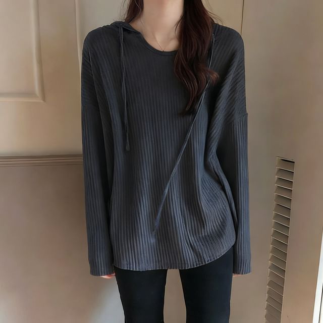 Sheer Waffle Hoodie