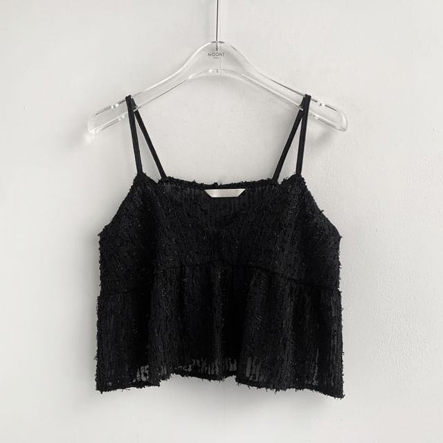 Textured Flowy V-Neck Camisole