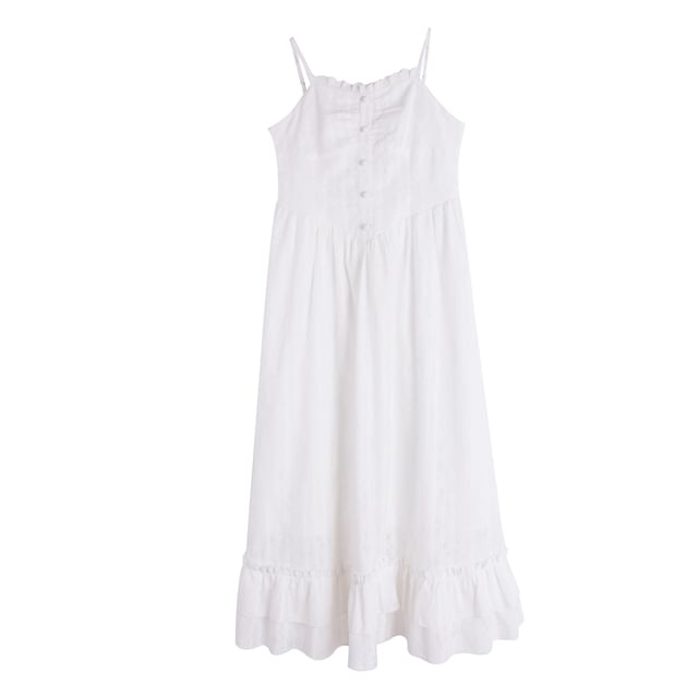 [XL-4XL] Spaghetti Strap Lace A-Line Dress (Various Designs)