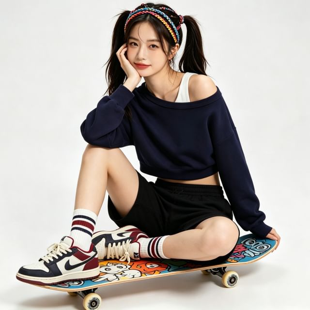 Boatneck Sweater & Tank Top Set