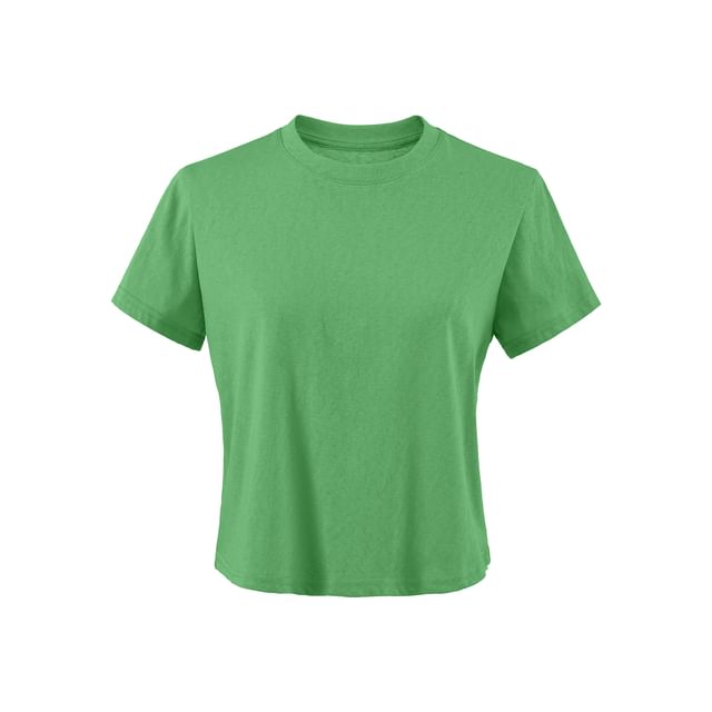 Plain Crew Neck Short Sleeve T-Shirt