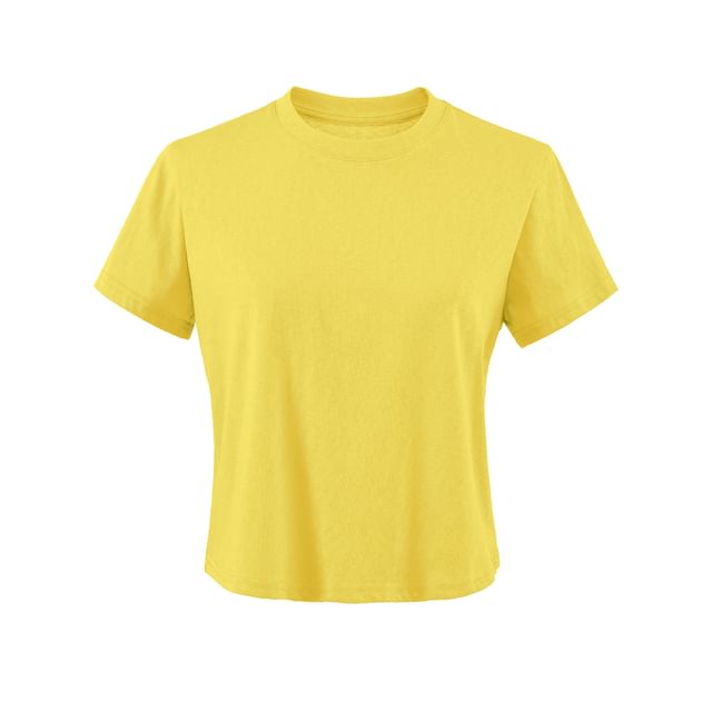 Plain Crew Neck Short Sleeve T-Shirt
