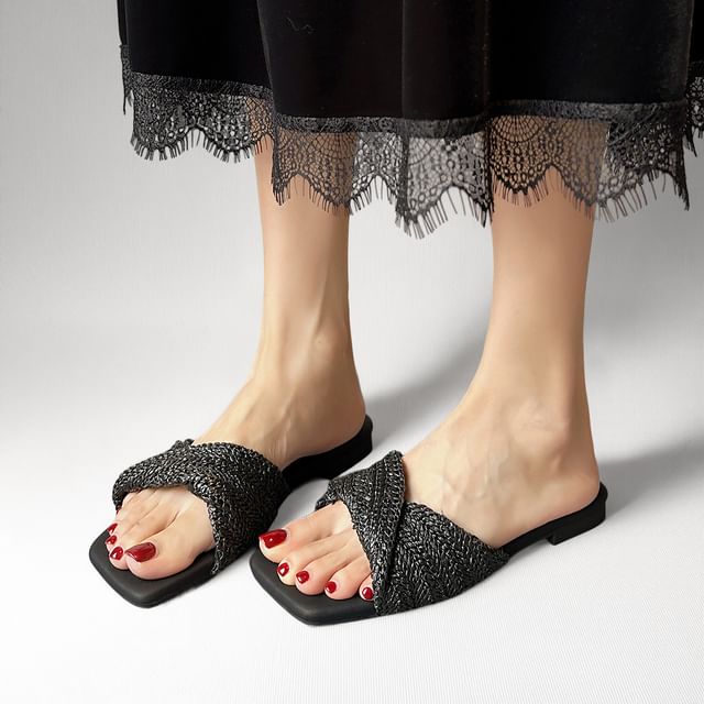 Woven Twisted Sandals