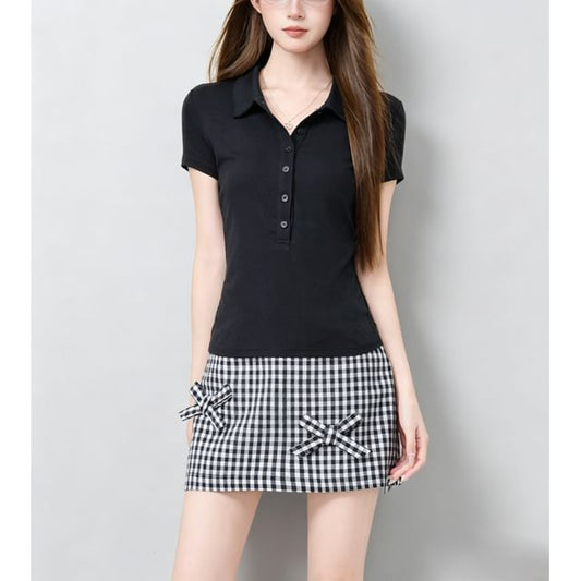 Classic Slim-Fit Short Sleeve Polo