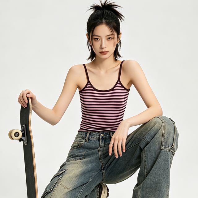 Striped Camisole Top