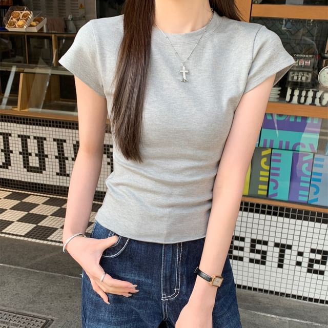 Short Sleeve Crew Neck T Shirt