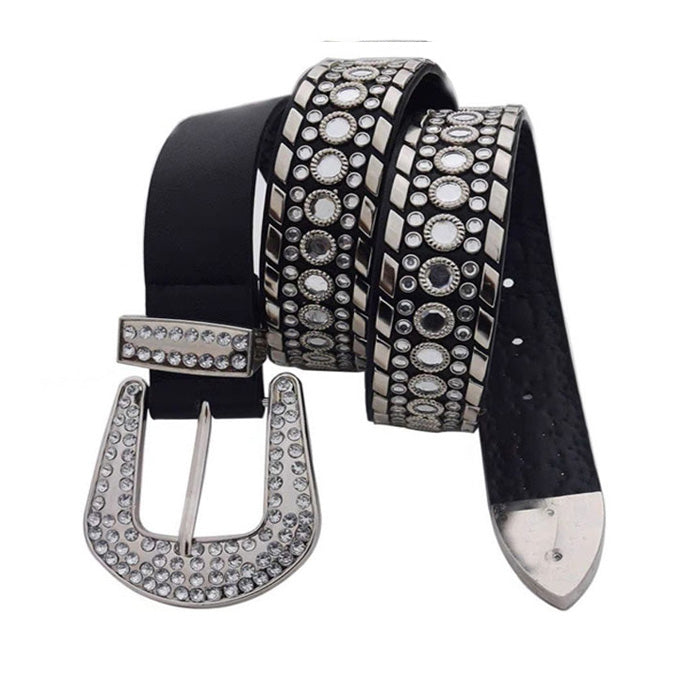 Y2K Rhinestone Belt