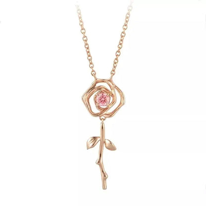 Tu es mon collier rose W418