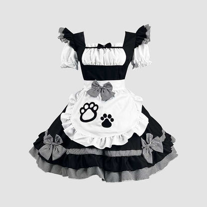 Sweet Maid Cat Paw Lolita Dress