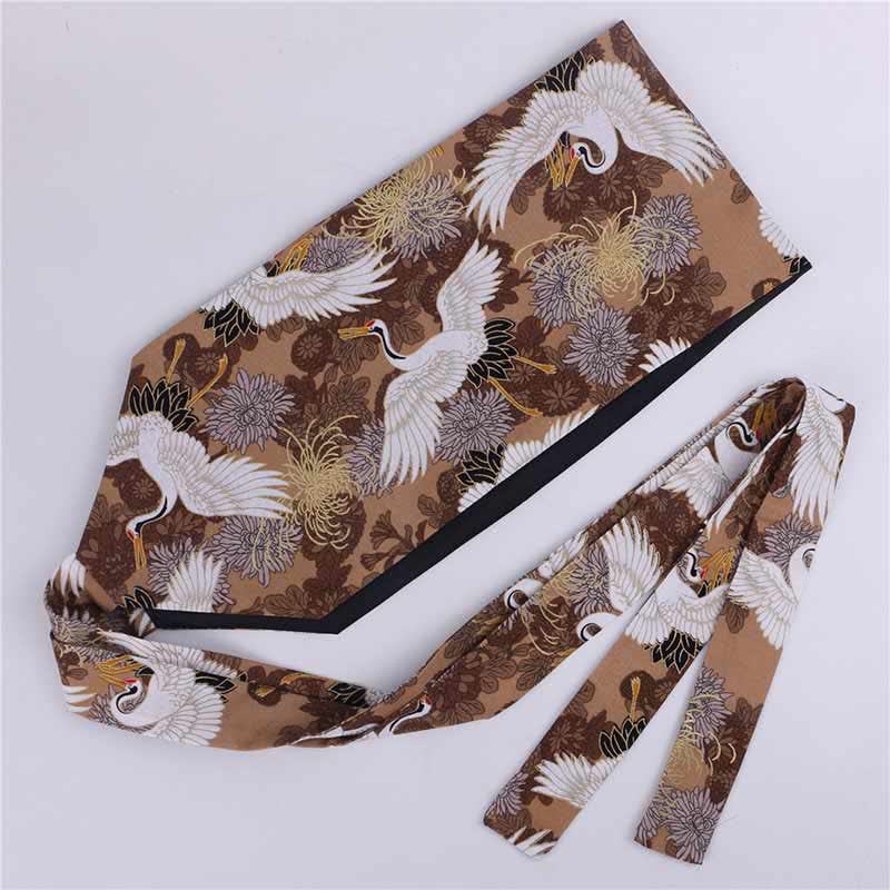 Aesthetic Print Lace Up Hanfu Waistband