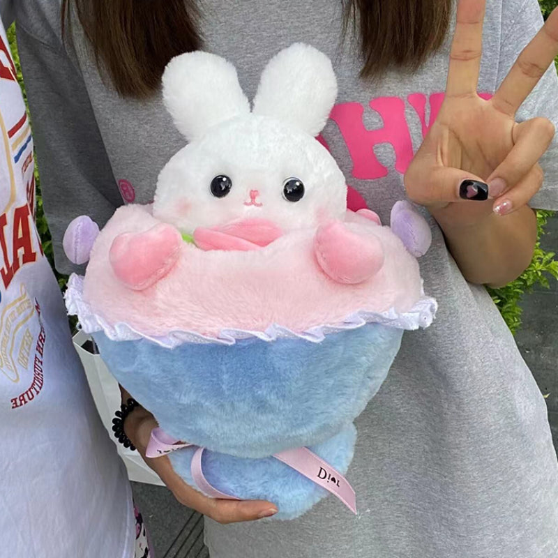 Kawaii Rabbit Bouquet Plush Toy