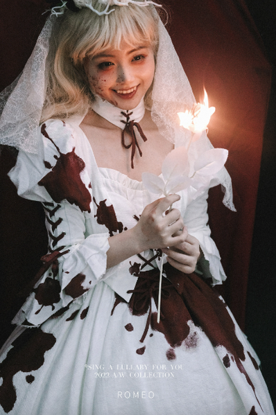 Halloween Gothic Lolita Blood Stained Lolita Dress