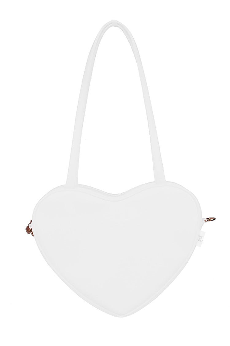 Solid Color Heart Lolita Shoulder Bag