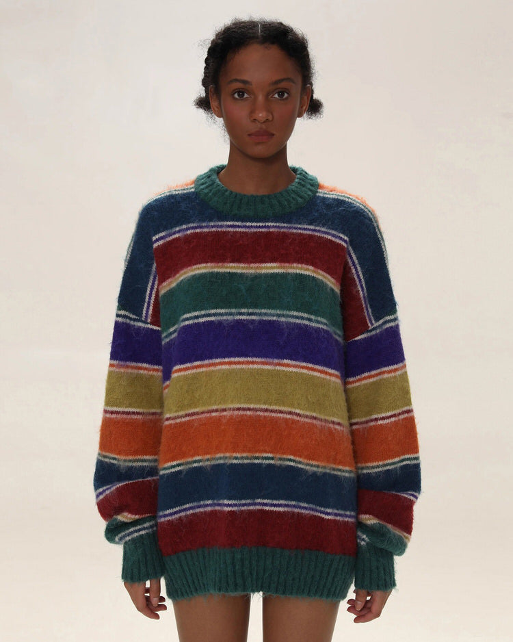 Colorful Striped Sweater