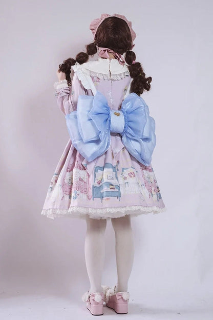 Big Blue Bowknot Lolita Backpack