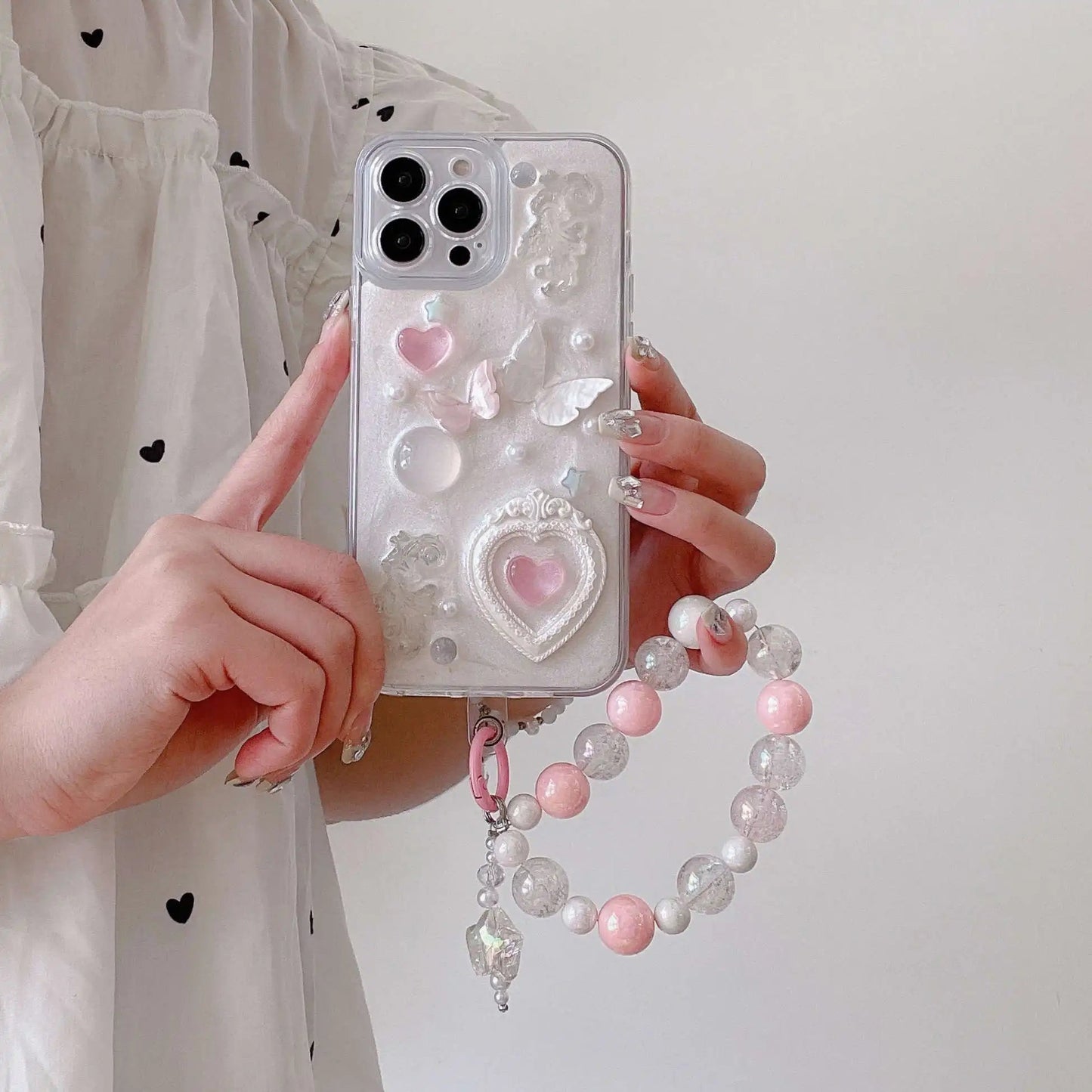 Angelcore butterfly iphone case - angelcore - butterfly - hearts - iphone - kawaii